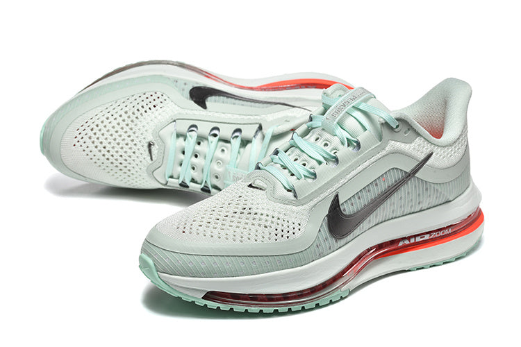 Nike Pegasus Premium Sneakers – Mint Grey & Red
