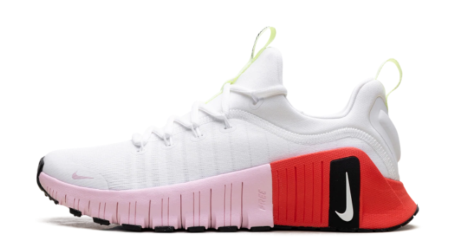 Nike Free Metcon 6 Women's Training Shoes – White & Pink