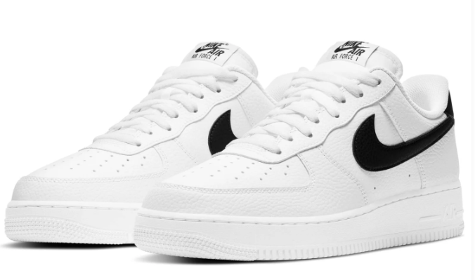 Nike Air Force 1 '07 Sneakers - White & Black