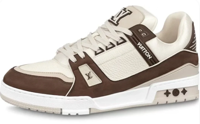 Louis Vuitton LV Trainer Sneakers – Brown & Cream