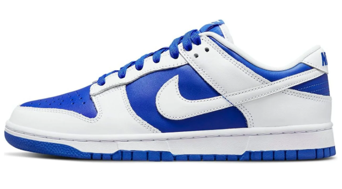 Nike Dunk Low Sneakers - Racer Blue & White