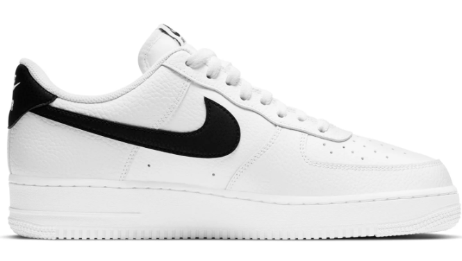 Nike Air Force 1 '07 Sneakers - White & Black