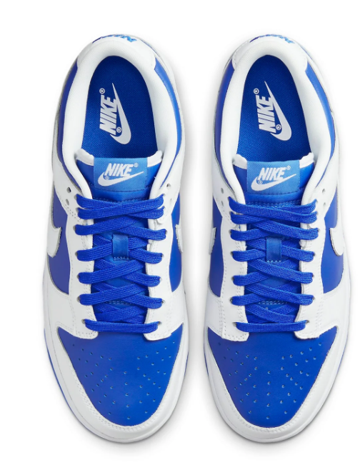 Nike Dunk Low Sneakers - Racer Blue & White